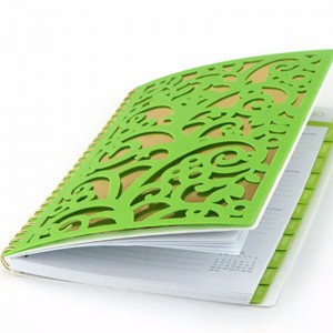 Notebook mit Laserschnitt PP